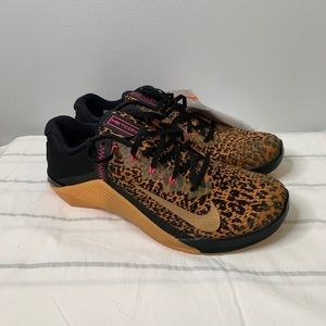 Nike Metcon 6 Cheetah Print, Training, Sz 13W 11M